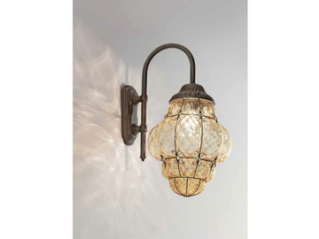 CLASSIC EB 101 - Murano glass outdoor wall lamp by Siru