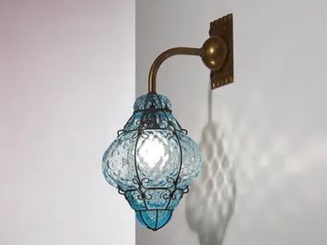 CLASSIC MB 101 - Murano glass wall lamp by Siru