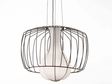 CUSTODITO MS439 - Murano glass pendant lamp by Siru