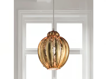 FOGLIA ORO MS 306 - Murano glass pendant lamp by Siru