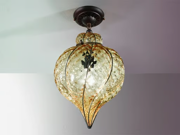 GOCCIA MC 111 - Murano glass ceiling lamp by Siru