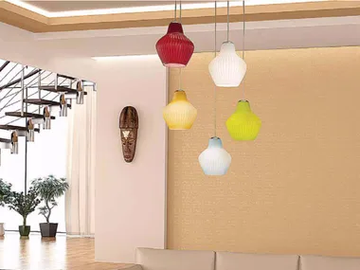 LONDON LS 602 - Murano glass pendant lamp by Siru