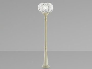 SAN STAE EP 416 - Murano glass garden lamp post by Siru