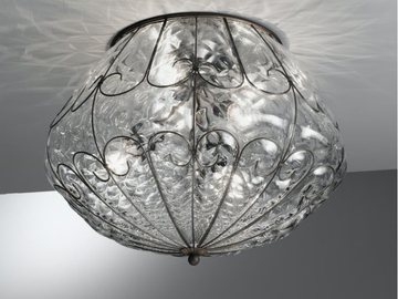 SAN TOMÀ MC 413 - Murano glass ceiling light by Siru