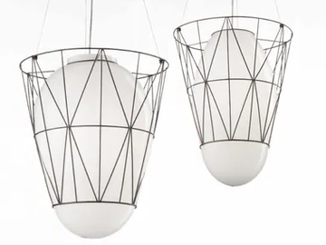 SEGNI MS434 - Murano glass pendant lamp by Siru