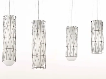 SEGNI MS435 - Murano glass pendant lamp by Siru