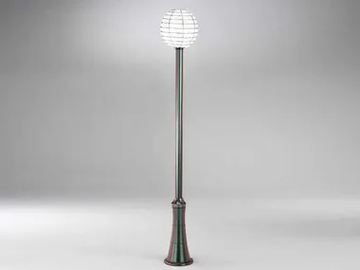 SFERA EP 361 - Murano glass garden lamp post by Siru