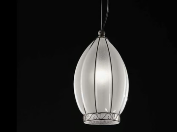 TULIPANO MS 237 - Murano glass pendant lamp by Siru