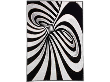 GABRIELLE 1040K/Q13 - Optical rectangular rug in viscose and polypropylene by SITAP Carpet Couture Italia