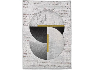 GABRIELLE 858X/Q13 - Rug in viscose and polypropylene with geometric shapes by SITAP Carpet Couture Italia