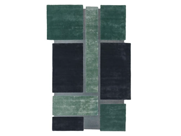 POP THREE - Wool and viscose rug with geometric shapes by SITAP Carpet Couture Italia