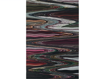 SICILY WAVE MULTI - Rectangular rug by SITAP Carpet Couture Italia