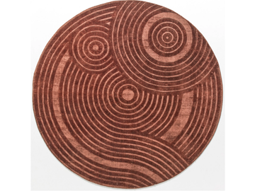ZEN - Round fabric rug with geometric shapes by SITAP Carpet Couture Italia