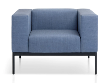 BB3 - Fabric armchair with armrests by SITIA