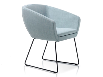 GINKGO - Upholstered fabric chair by SITIA