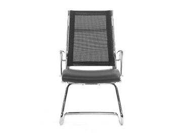 HAVANA - Sled base fabric office chair with armrests by SITIA