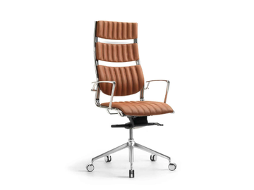 HAVANA - Swivel leather executive chair by SITIA