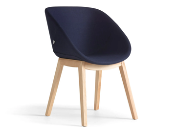 HIBISCUS - Upholstered fabric chair by SITIA