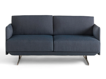 HUGÒ - 2 seater fabric sofa with removable cover by SITIA
