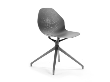 KLERA - Swivel die cast aluminium chair by SITIA