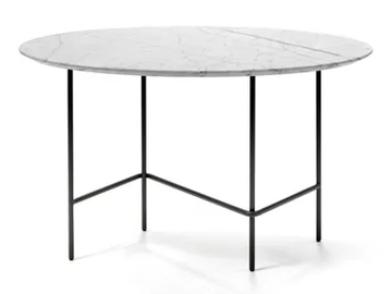 LOVERS - Round marble high side table by SITIA