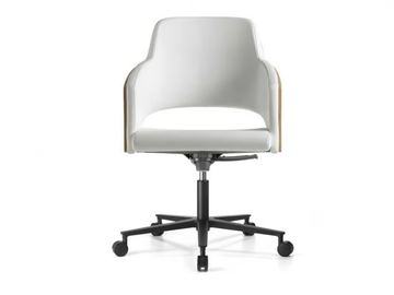 MAJOR - Chair with castors with 5-spoke base by SITIA