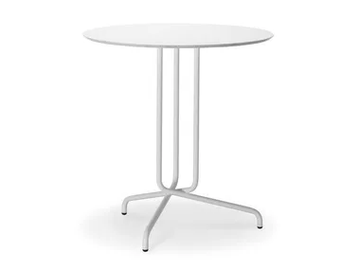 BISTROT - Round steel table by Sitland