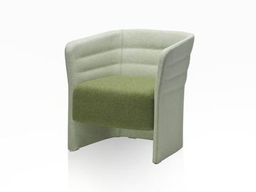 CELL 72 - Upholstered guest chair with armrests by Sitland