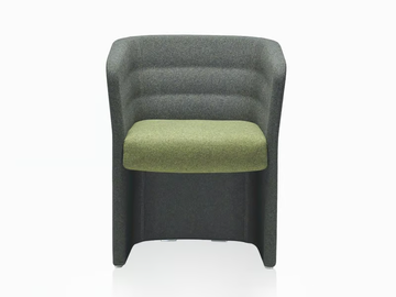 CELL 75 - Fabric guest chair with armrests by Sitland