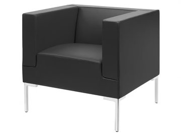 MATRIX - Upholstered polyurethane armchair by Sitland