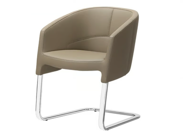 OF COURSE - Cantilever leather easy chair by Sitland