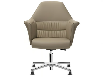 OF COURSE - Swivel aluminium office chair with armrests with 4-Spoke base by Sitland