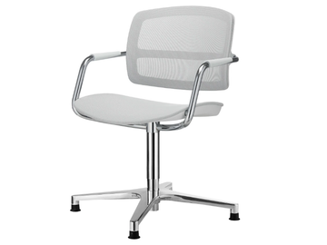 PK - With 4-spoke base chair with armrests by Sitland