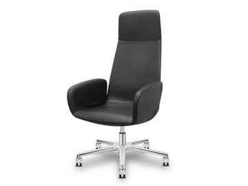 WHY NOT - High-back executive chair with 5-spoke base by Sitland