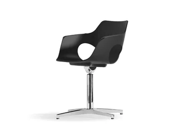 JAMILA - Swivel with 4-spoke base chair with armrests by SITLOSOPHY®