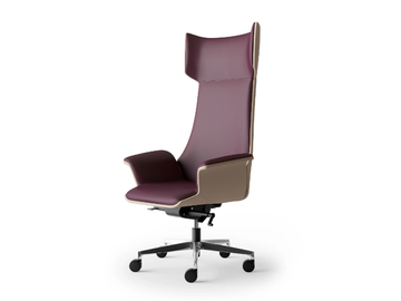 MAXIMA - High-back executive chair with 5-spoke base by SITLOSOPHY®