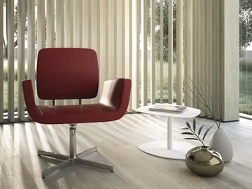 MONET - With 4-spoke base easy chair with armrests by SITLOSOPHY®