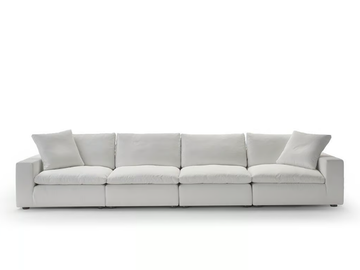 FLUFFY - Modular fabric sofa with removable cover by Siwa Soft Style