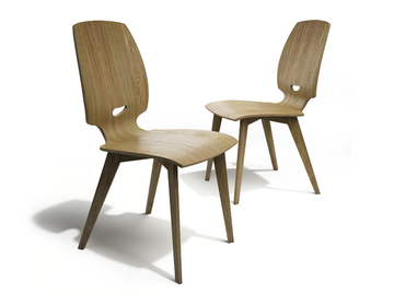 FINN - Ergonomic plywood chair by Sixay furniture