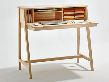 SIXtematic BELLE - 2:1 - Wooden secretary desk / dressing table by Sixay furniture