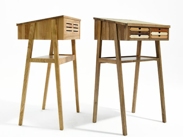 SIXtematic DESK2 - Wooden bookstand by Sixay furniture