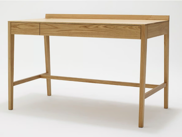 THEO DESK - Rectangular solid wood writing desk with drawers by Sixay furniture