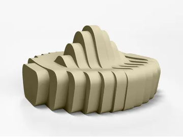CLIFFY - Double-sided coated foam leisure sofa by SIXINCH