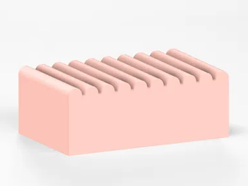 CUSHIONS FREESTANDING - Rectangular coated foam pouf by SIXINCH