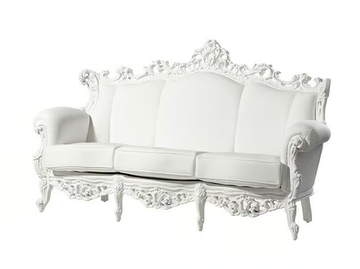 LOUIS - 3 seater coated foam leisure sofa by SIXINCH
