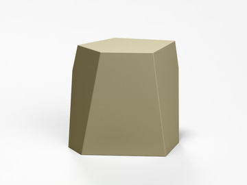 ROCK - Low coated foam stool by SIXINCH