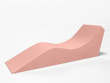 S LOUNGE - Coated foam sun lounger by SIXINCH