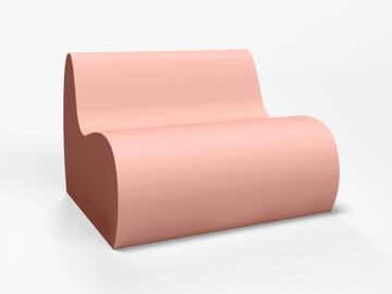 S1 - Coated foam leisure sofa by SIXINCH