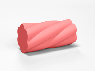 TWIST - Backless coated foam bench seating by SIXINCH