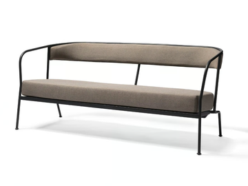 ARHOLMA - 3 seater fabric garden sofa with metal structure by Skargaarden